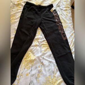 Aeropostale Womens Black Sweatpants